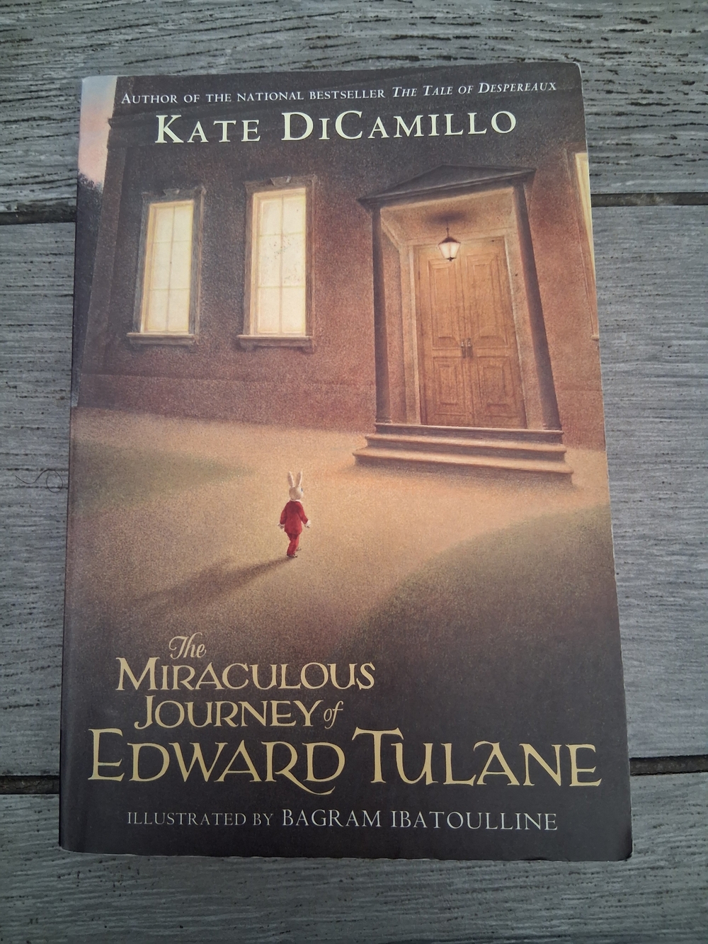 The Miraculous Journey of Edward Tulane by Kate DiCamillo - Brown/Cream Cover